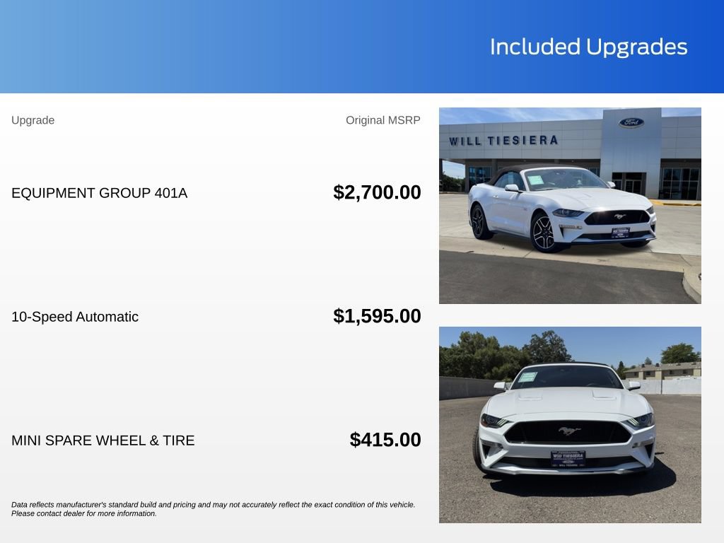 Certified 2022 Ford Mustang GT Premium w/ Equipment Group 401A RWD image 5