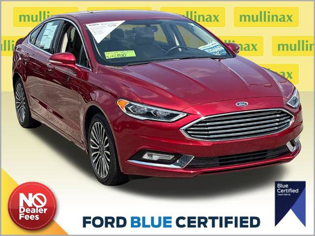 Certified 2017 Ford Fusion SE w/ Fusion SE Technology Package FWD image 1