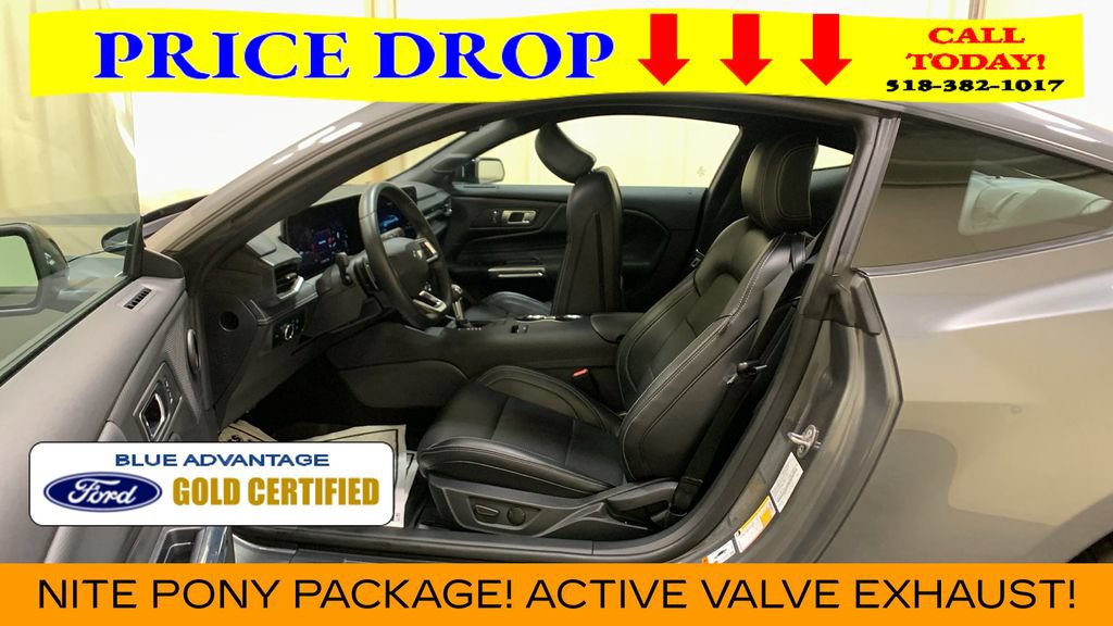 Certified 2025 Ford Mustang GT Premium w/ Mustang Nite Pony Package RWD image 22