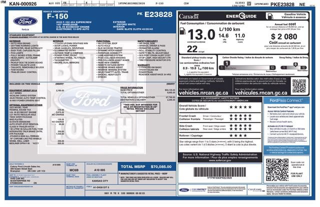 Certified 2023 Ford F150 XLT w/ Equipment Group 301A Mid image 38