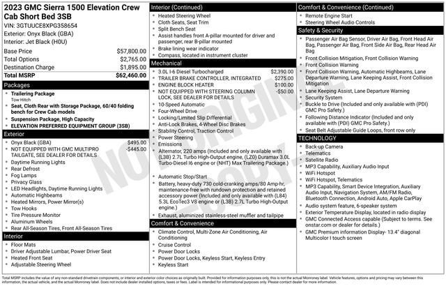 Used 2023 GMC Sierra 1500 Elevation AWD/4WD image 35