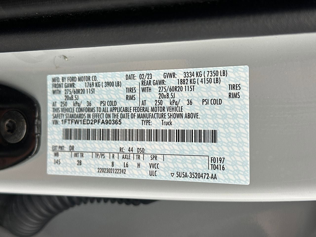 Certified 2023 Ford F150 Lariat w/ Equipment Group 502A High AWD/4WD image 35