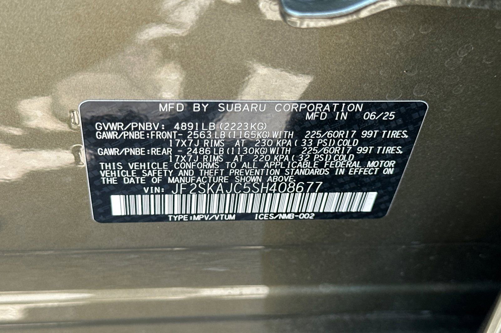 Used 2025 Subaru Forester Wilderness AWD/4WD image 55
