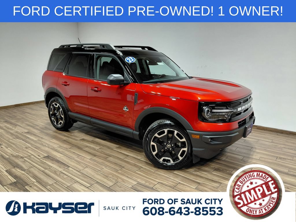 Certified 2023 Ford Bronco Sport Outer Banks w/ Tech Package AWD/4WD image 1