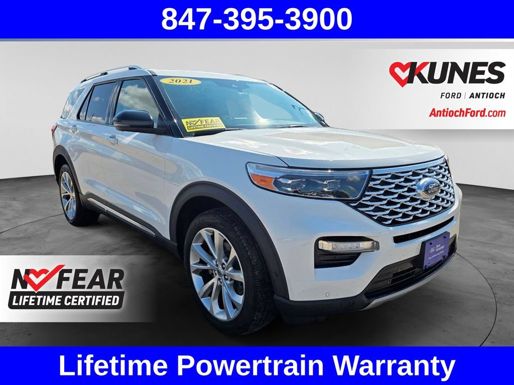 Certified 2021 Ford Explorer Platinum w/ Equipment Group 601A