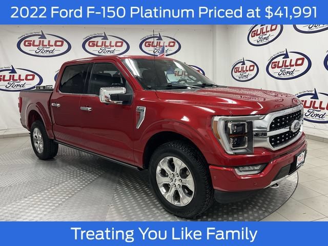 Certified 2022 Ford F150 Platinum w/ Equipment Group 701A High