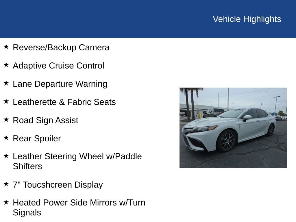 Used 2023 Toyota Camry SE FWD image 10