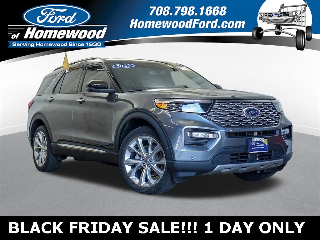 Certified 2022 Ford Explorer Platinum w/ Equipment Group 601A