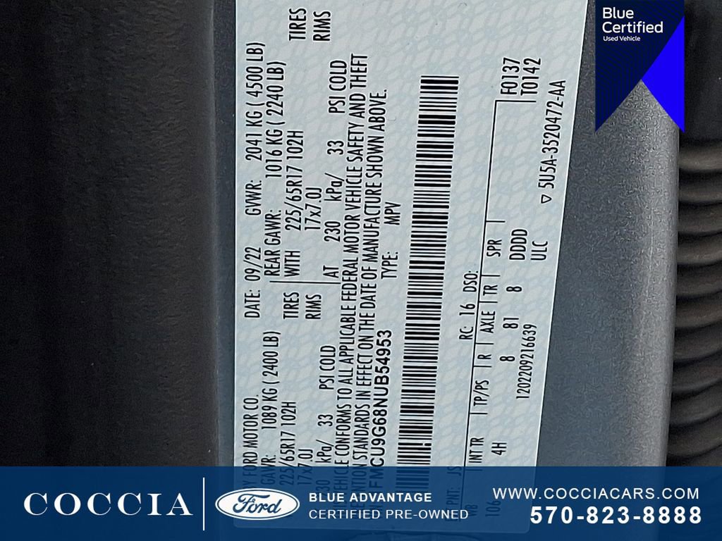 Certified 2022 Ford Escape SE w/ Convenience Package image 27