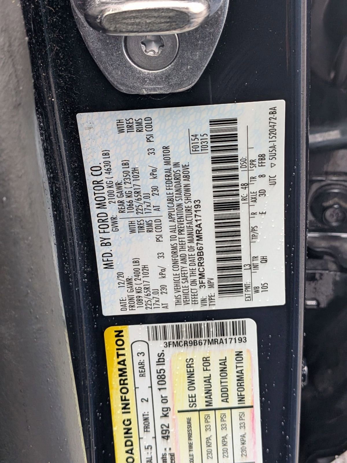 Certified 2021 Ford Bronco Sport Big Bend AWD/4WD image 34