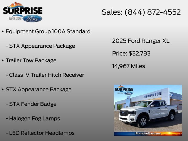 Certified 2025 Ford Ranger XL w/ Trailer Tow Package AWD/4WD image 7