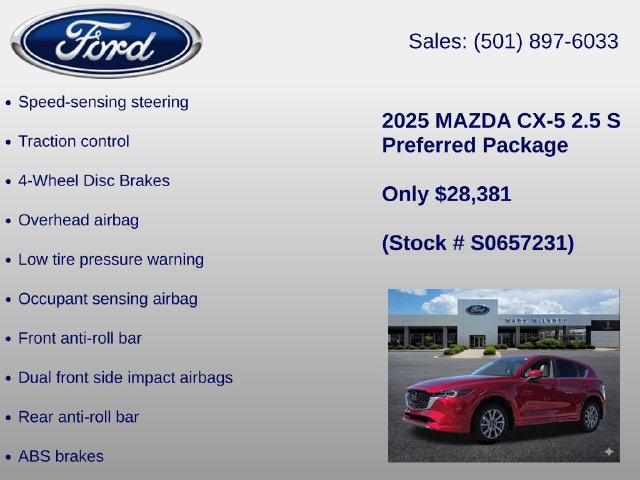Used 2025 MAZDA CX-5 AWD 2.5 S w/ Preferred Package image 18