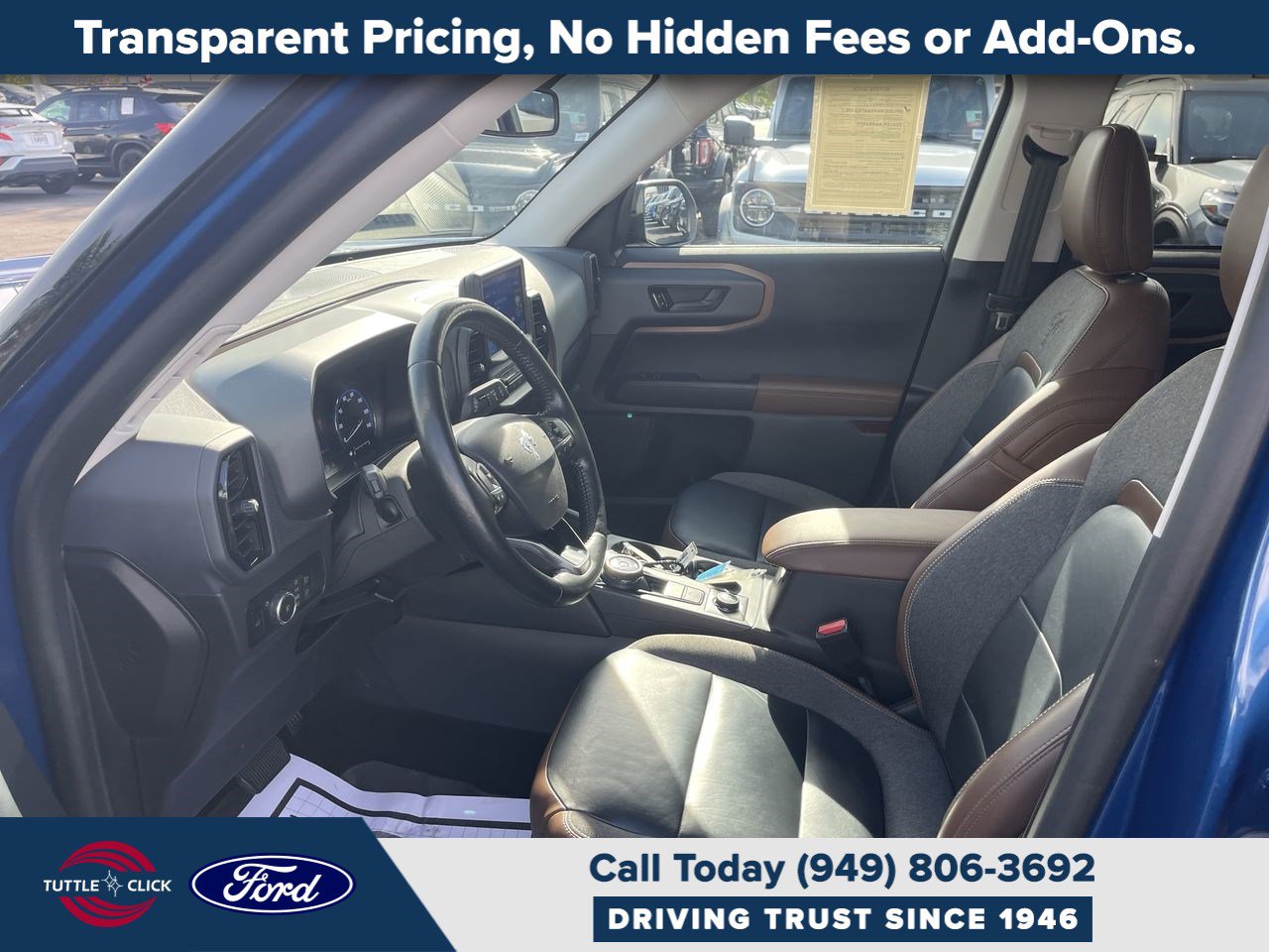 Certified 2023 Ford Bronco Sport Outer Banks w/ Tech Package AWD/4WD image 27