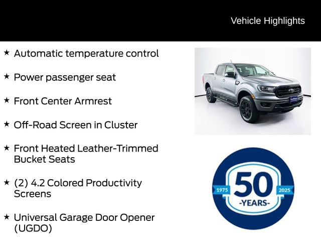 Certified 2023 Ford Ranger Lariat w/ Equipment Group 501A High AWD/4WD image 16