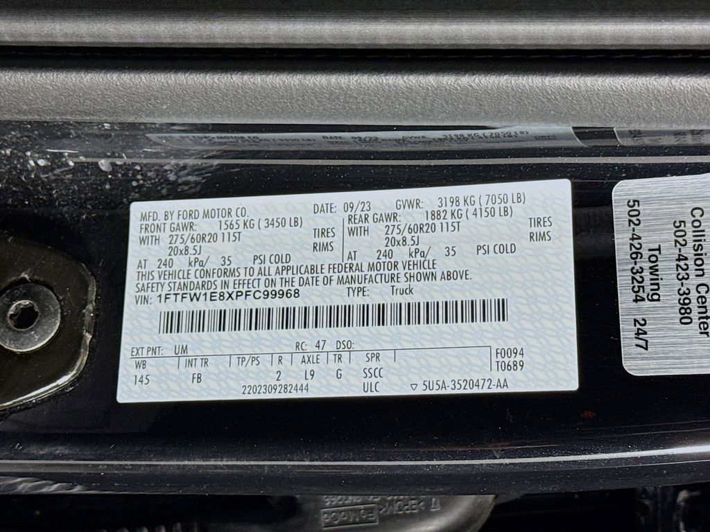 Certified 2023 Ford F150 XLT w/ Equipment Group 302A High image 32