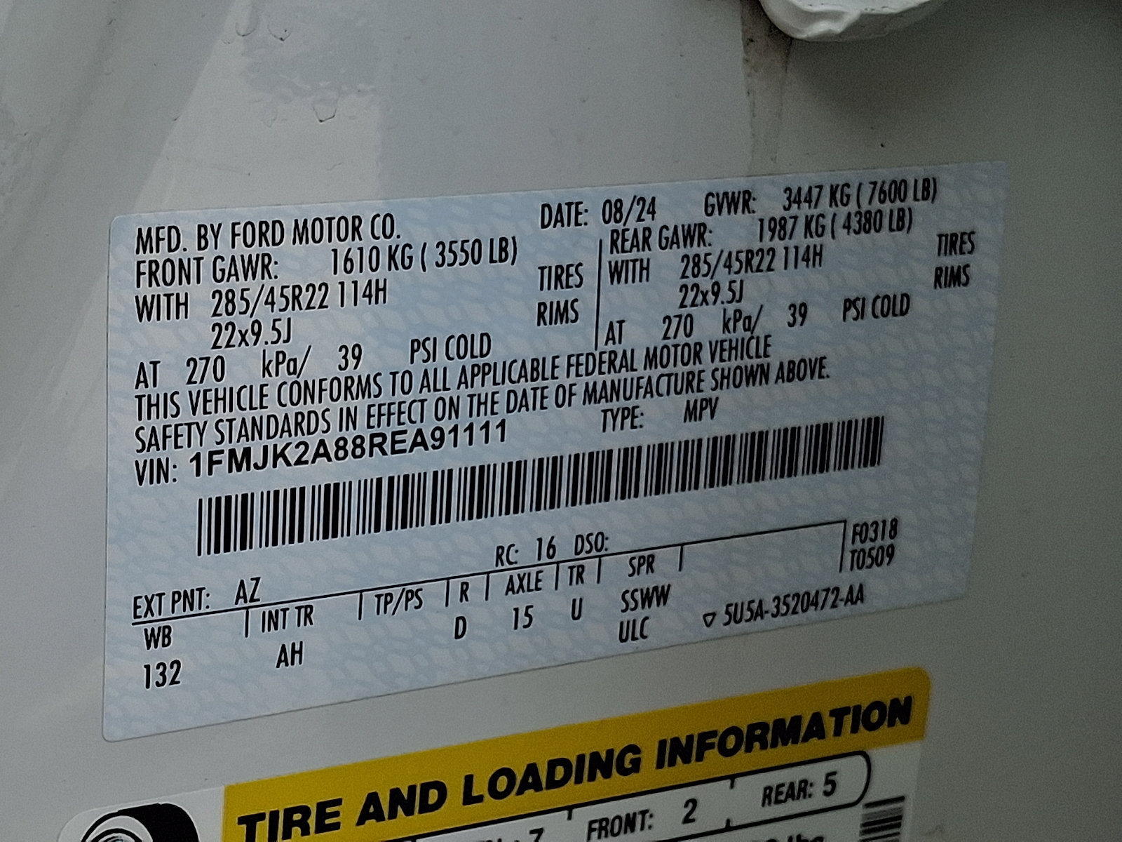 Certified 2024 Ford Expedition Max Limited AWD/4WD image 32