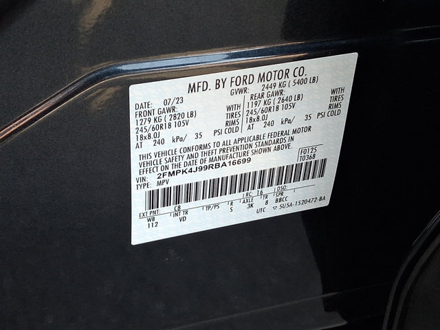 Certified 2024 Ford Edge SEL w/ Convenience Package AWD/4WD image 30