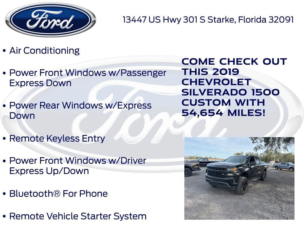 Used 2019 Chevrolet Silverado 1500 Custom w/ Custom Value Package image 18