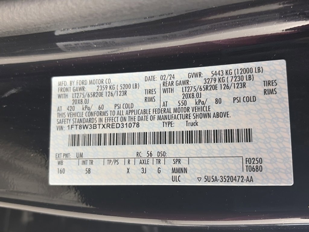 Certified 2024 Ford F350 Lariat w/ Sport Appearance Package image 9