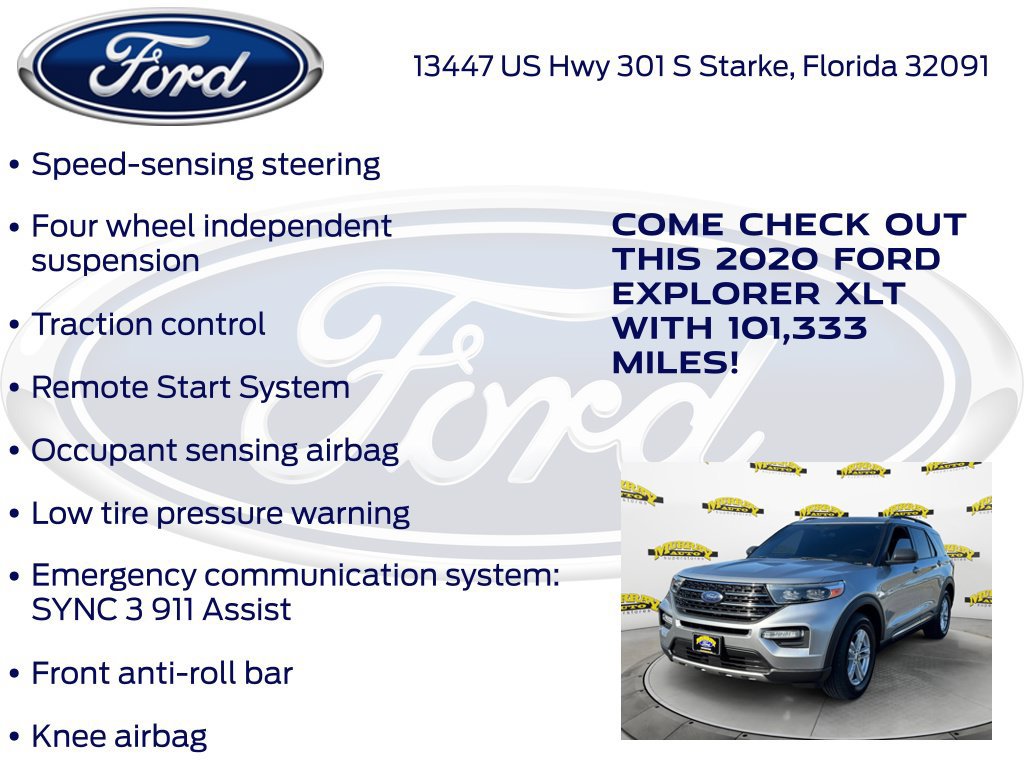 Certified 2020 Ford Explorer XLT w/ Equipment Group 202A RWD image 27