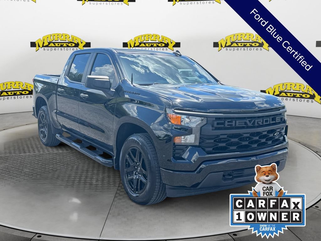 Used 2024 Chevrolet Silverado 1500 Custom w/ Turbomax Blackout Package RWD image 10