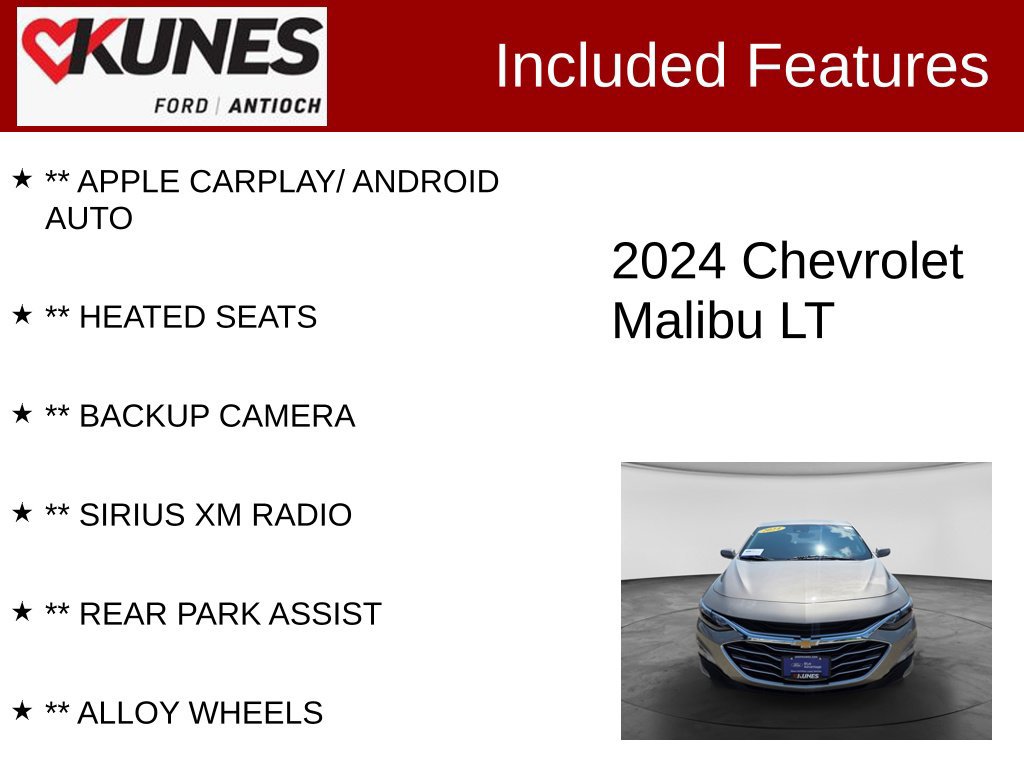 Used 2024 Chevrolet Malibu LT FWD image 3
