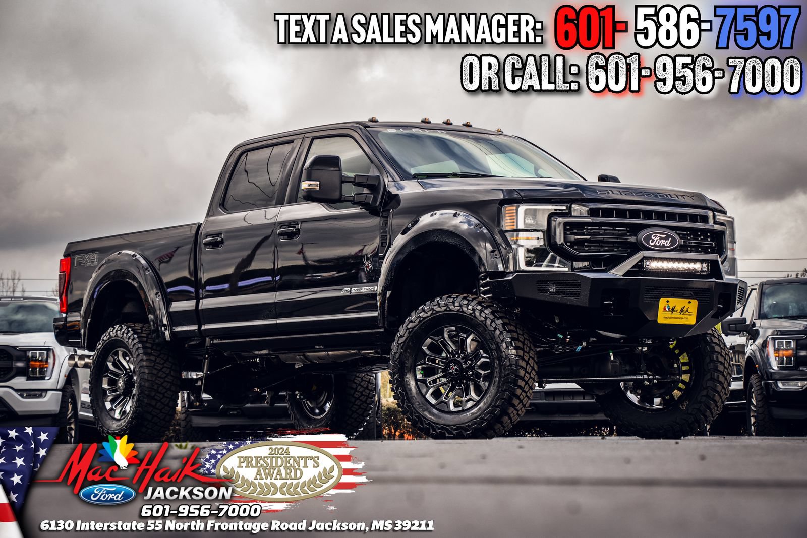 Certified 2022 Ford F250 Lariat w/ Black Appearance Package AWD/4WD image 3