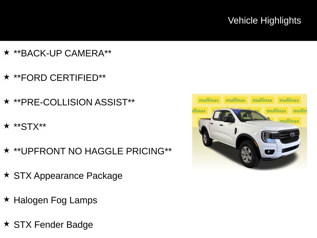 Certified 2025 Ford Ranger XL RWD image 13