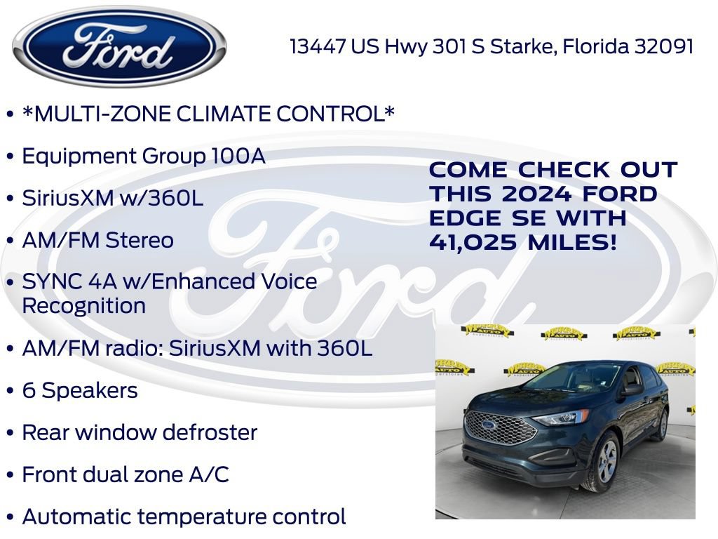 Certified 2024 Ford Edge SE AWD/4WD image 17