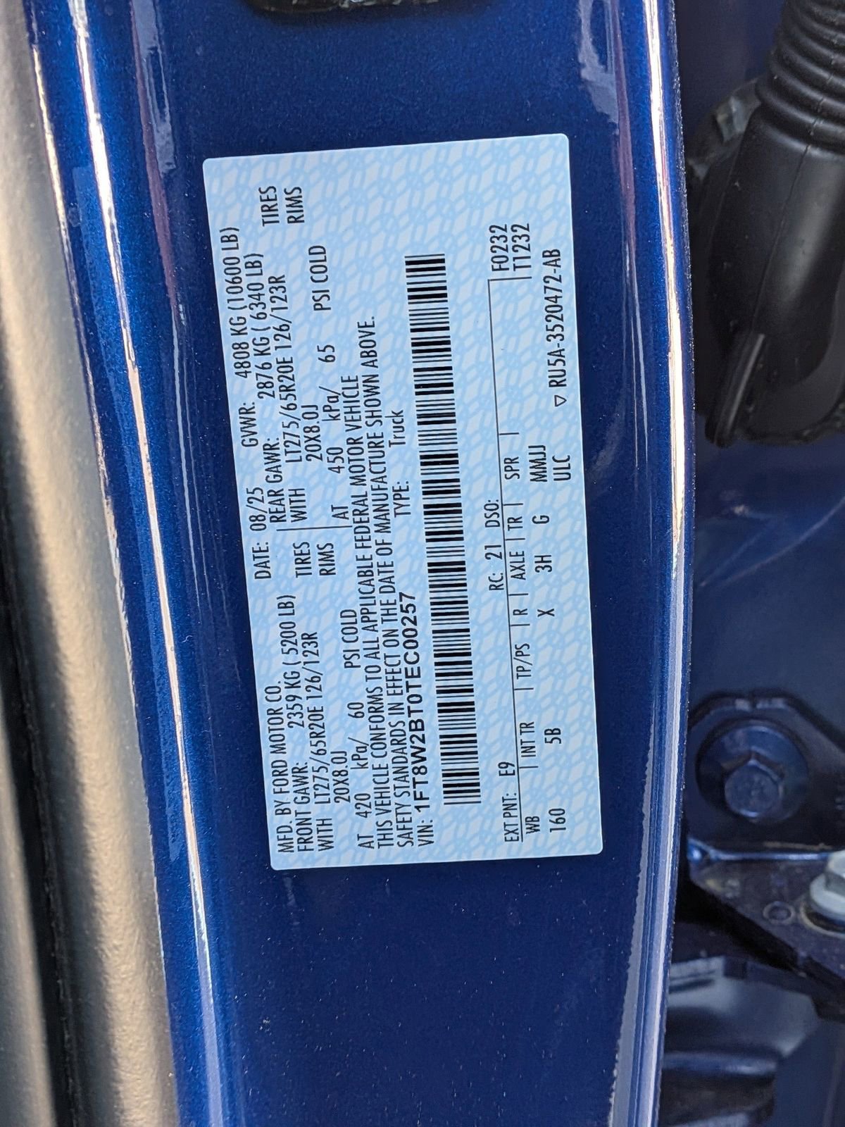 Certified 2026 Ford F250 Lariat w/ Black Appearance Package image 17