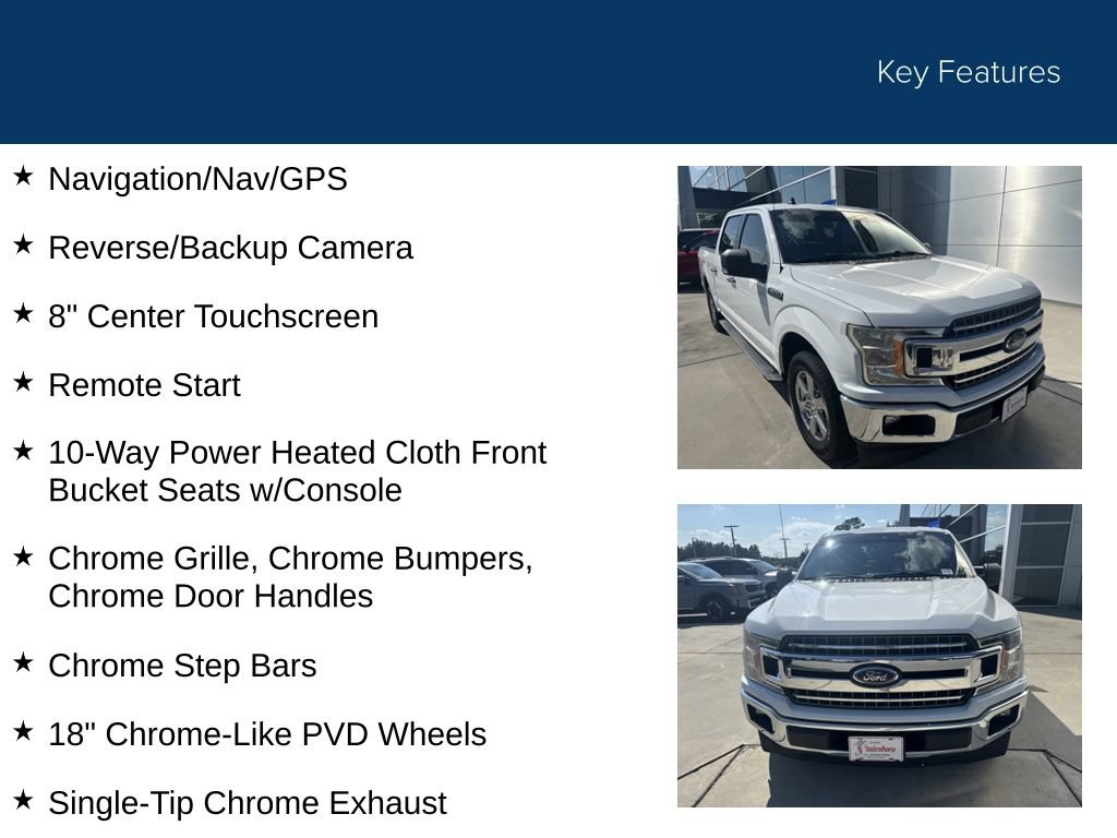 Certified 2019 Ford F150 XLT w/ Equipment Group 302A Luxury RWD image 34