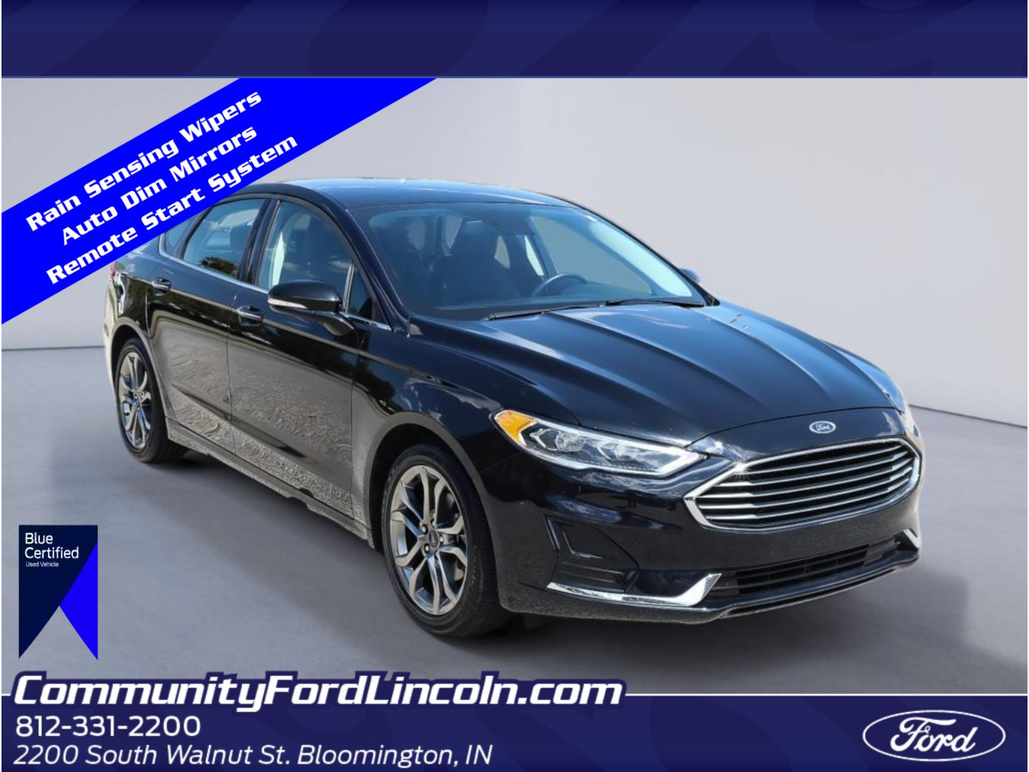 Certified 2020 Ford Fusion SEL