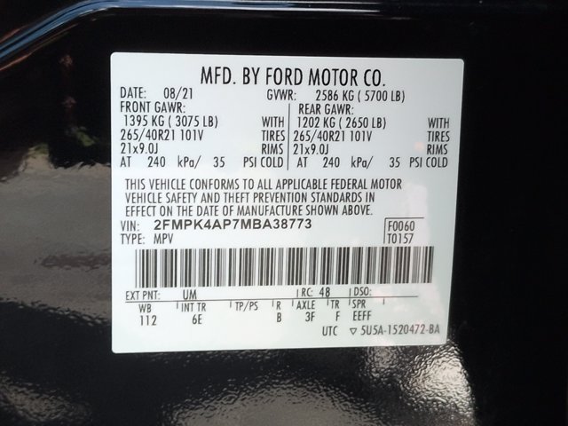 Certified 2021 Ford Edge ST w/ Equipment Group 401A AWD/4WD image 39