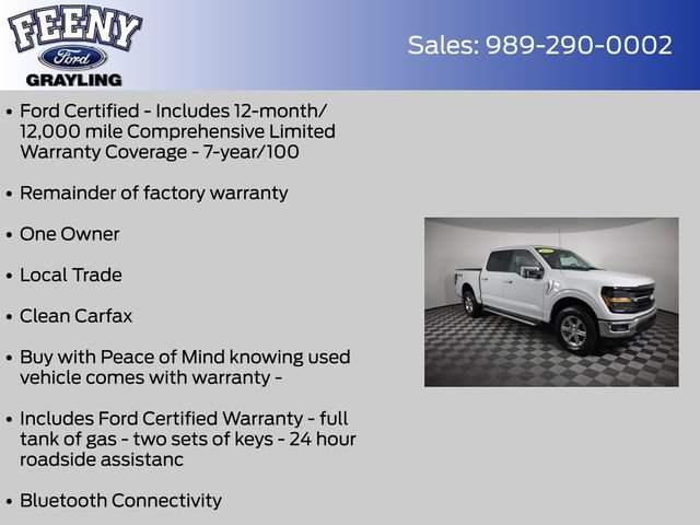 Certified 2024 Ford F150 XLT w/ Equipment Group 302A MID AWD/4WD image 4