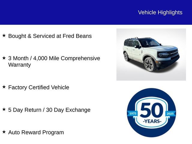 Certified 2022 Ford Bronco Sport Outer Banks w/ Tech Package image 9