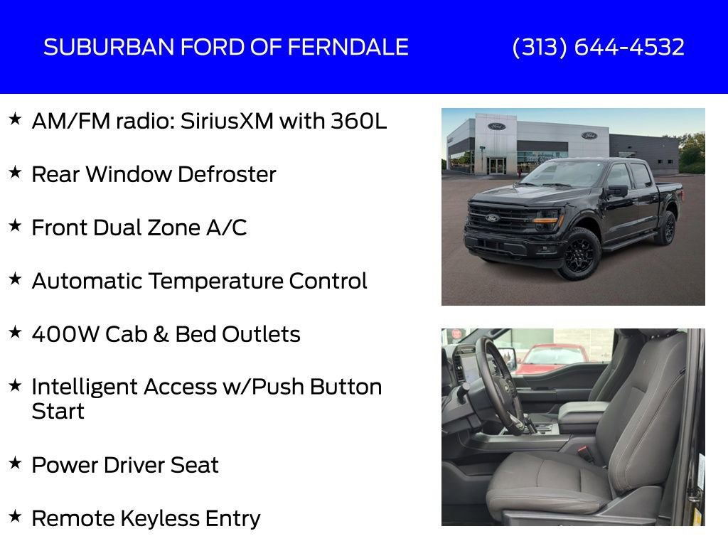 Certified 2024 Ford F150 XLT w/ Equipment Group 302A MID image 17