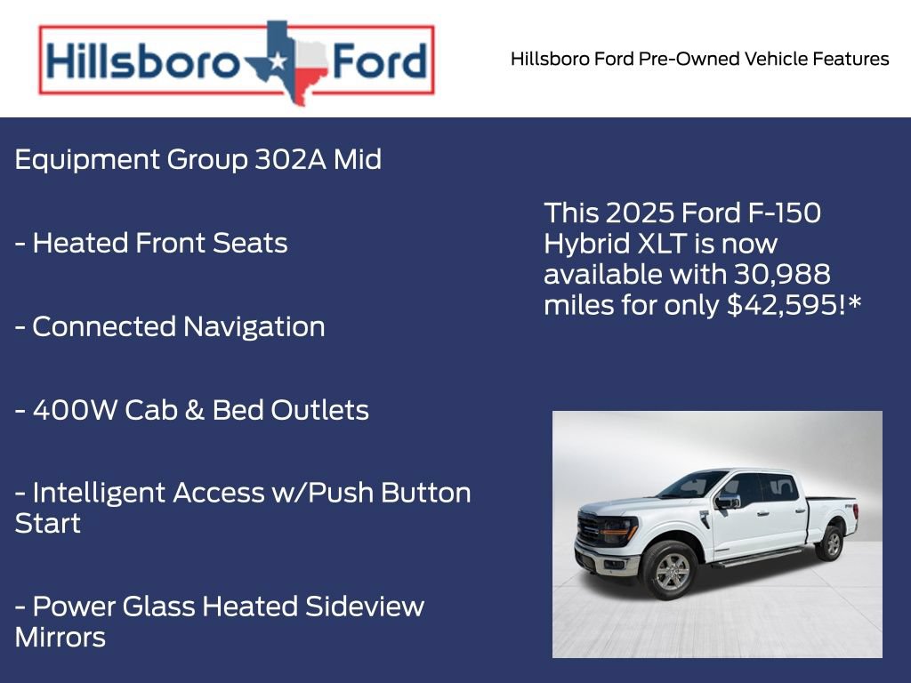 Certified 2025 Ford F150 XLT w/ Equipment Group 302A MID AWD/4WD image 6