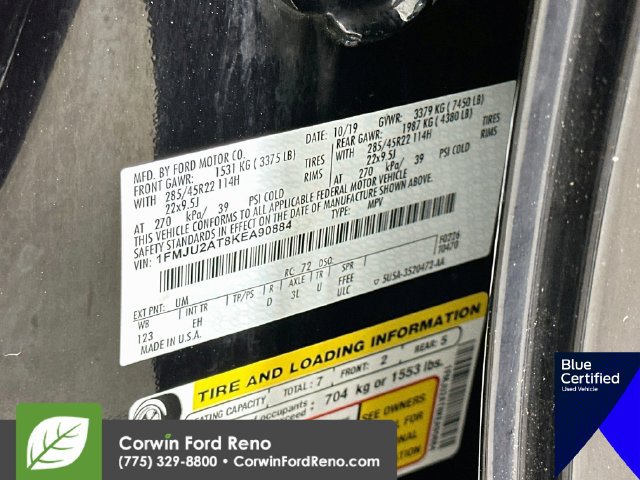 Certified 2019 Ford Expedition Limited w/ Equipment Group 303A AWD/4WD image 38