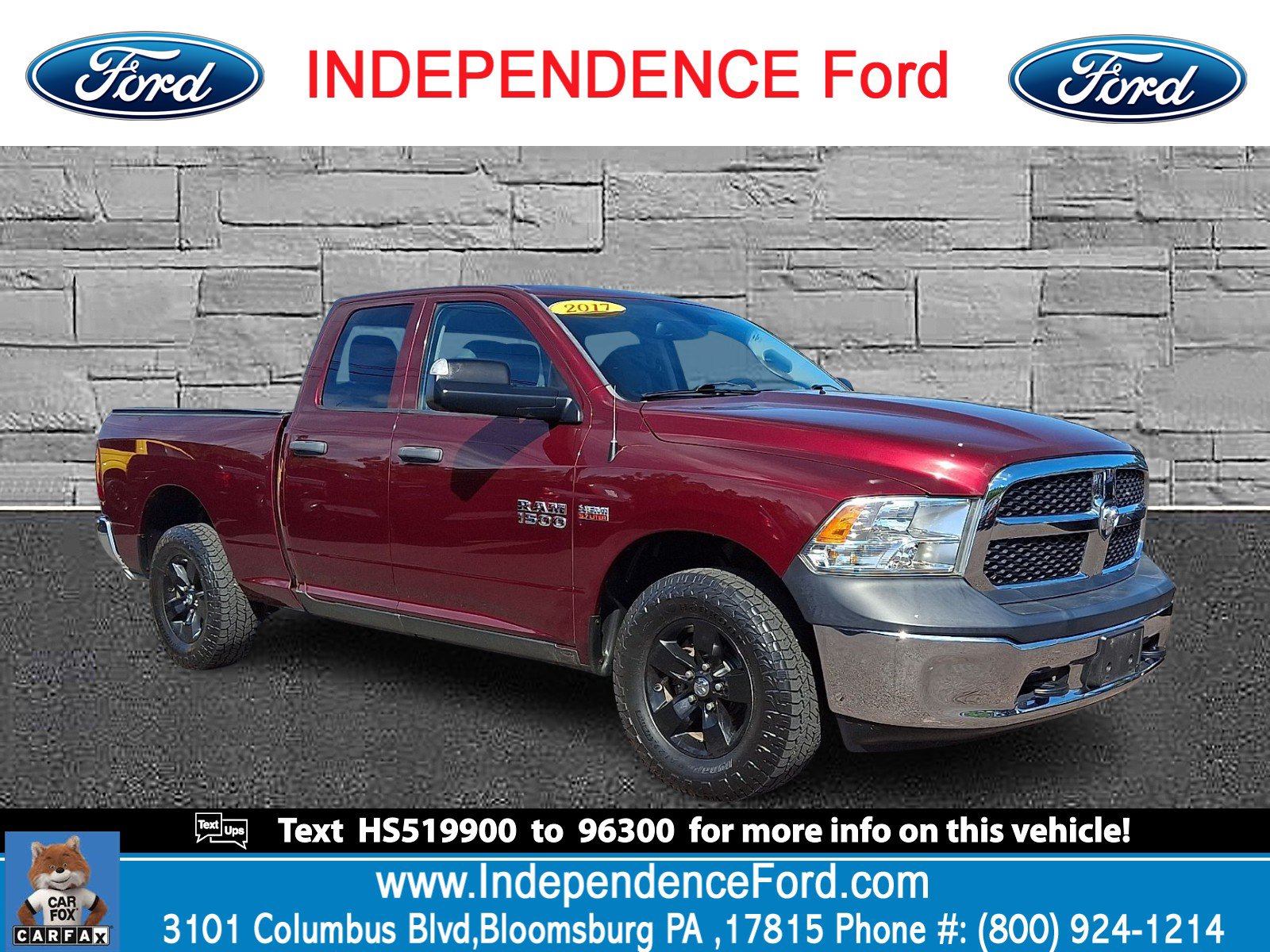 Used 2017 RAM 1500 Tradesman w/ Popular Equipment Group AWD/4WD image 1