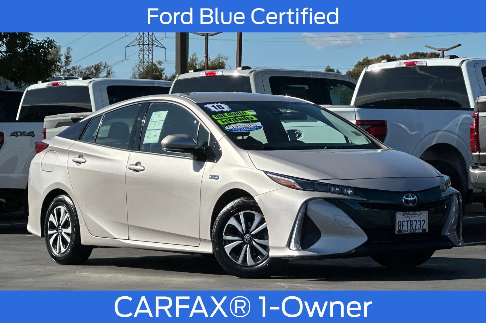 Used 2018 Toyota Prius Prime Plus FWD image 2