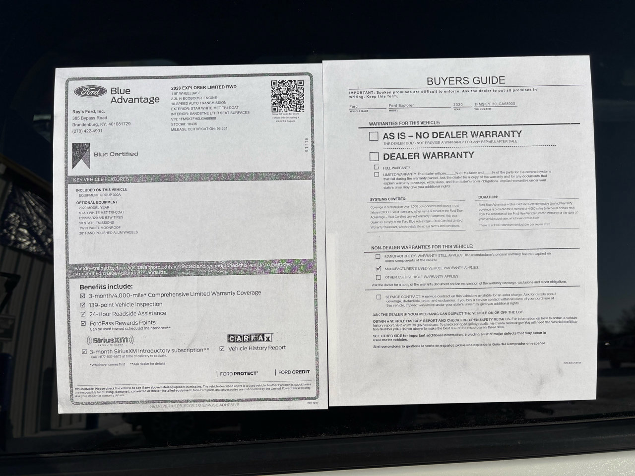 Certified 2020 Ford Explorer Limited image 10