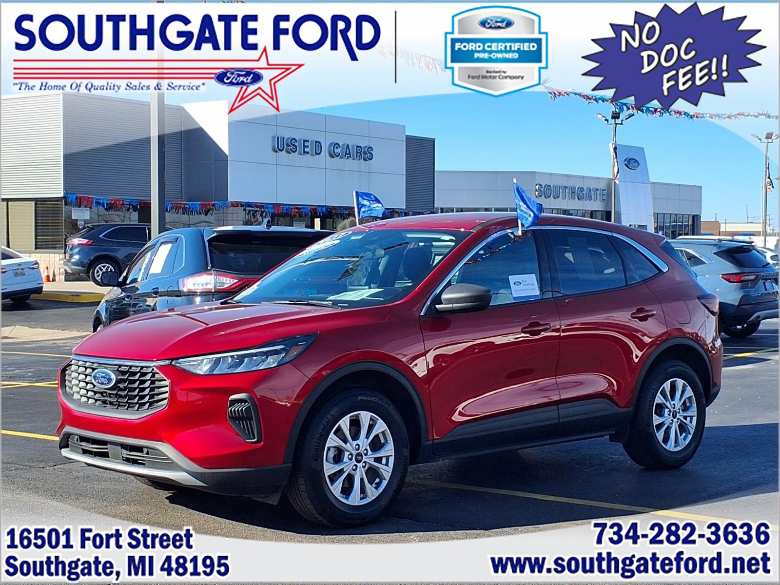 Certified 2023 Ford Escape Active AWD/4WD image 1