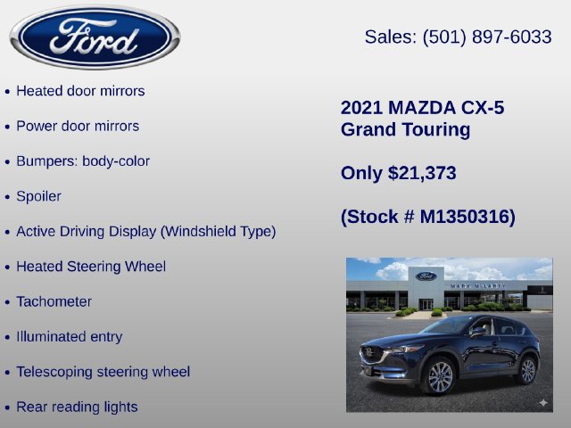Used 2021 MAZDA CX-5 Grand Touring w/ GT Premium Package FWD image 34
