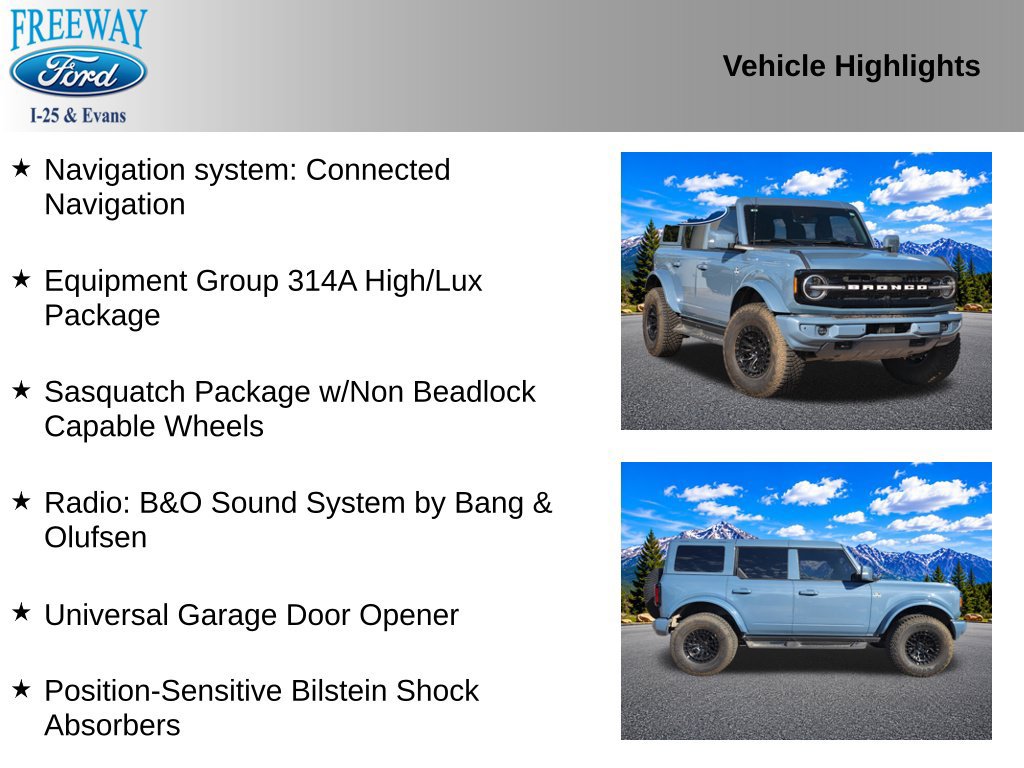 Certified 2024 Ford Bronco Outer Banks AWD/4WD image 4