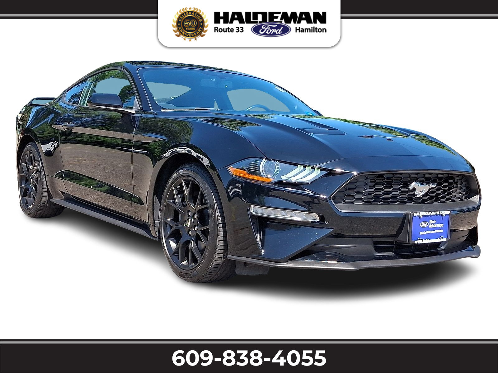 Certified 2018 Ford Mustang Coupe w/ Ecoboost Performance Package RWD image 1