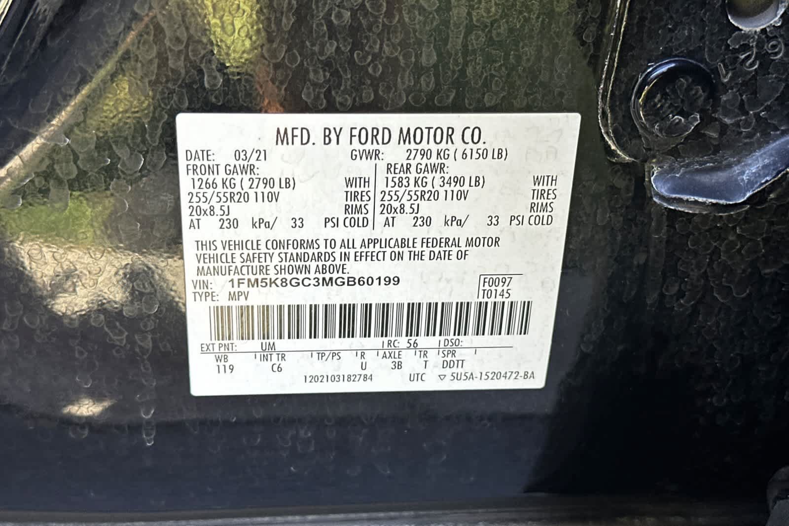 Certified 2021 Ford Explorer ST w/ Equipment Group 401A AWD/4WD image 30