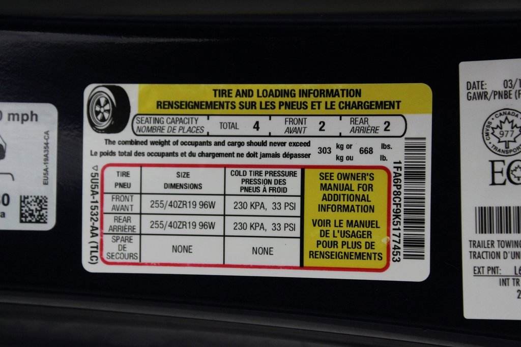 Certified 2019 Ford Mustang GT w/ Black Accent Package image 22