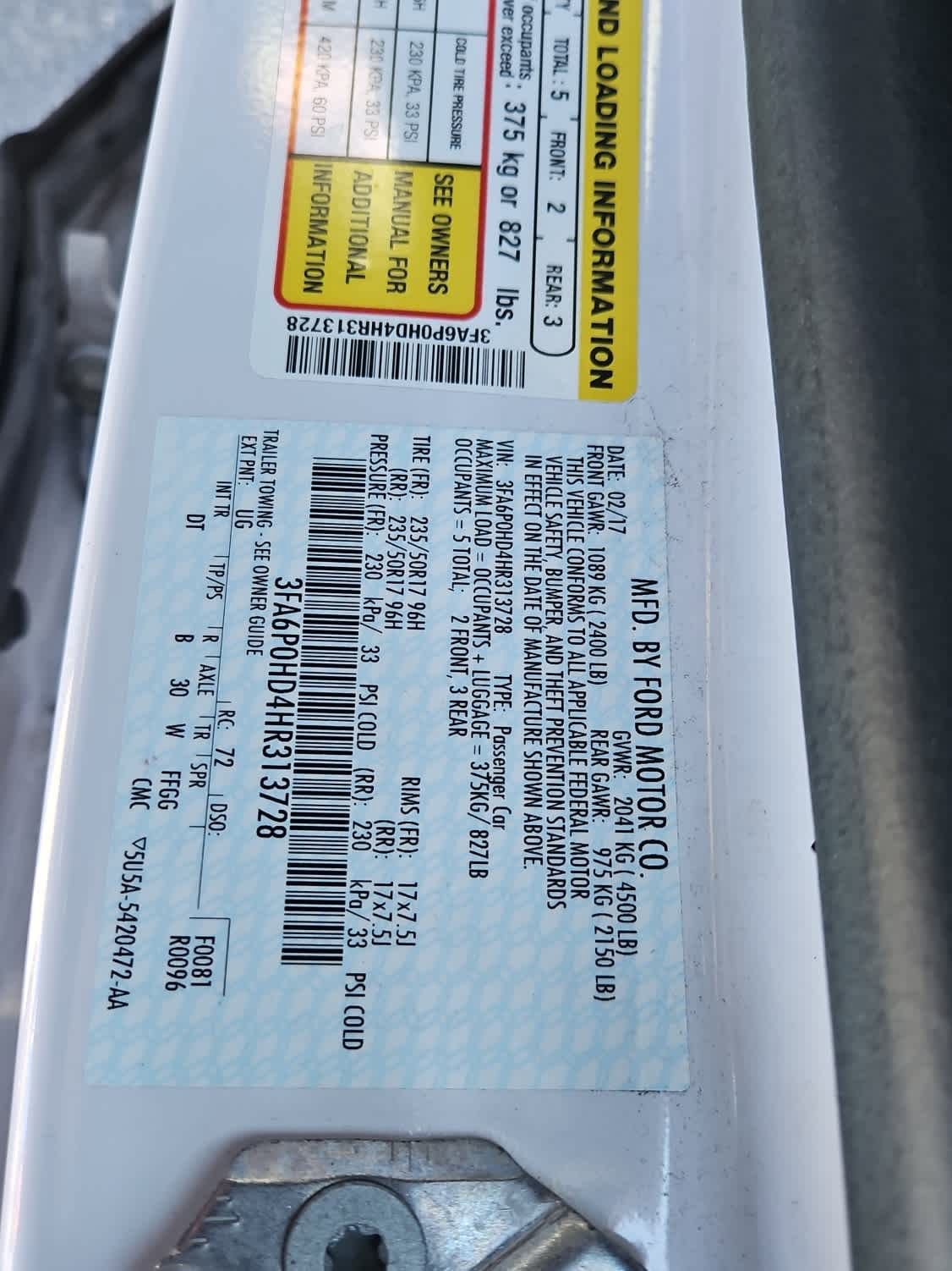 Certified 2017 Ford Fusion SE w/ Fusion SE Technology Package image 21