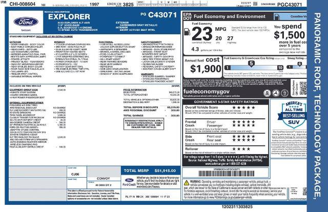 Certified 2023 Ford Explorer XLT w/ Equipment Group 202A AWD/4WD image 24