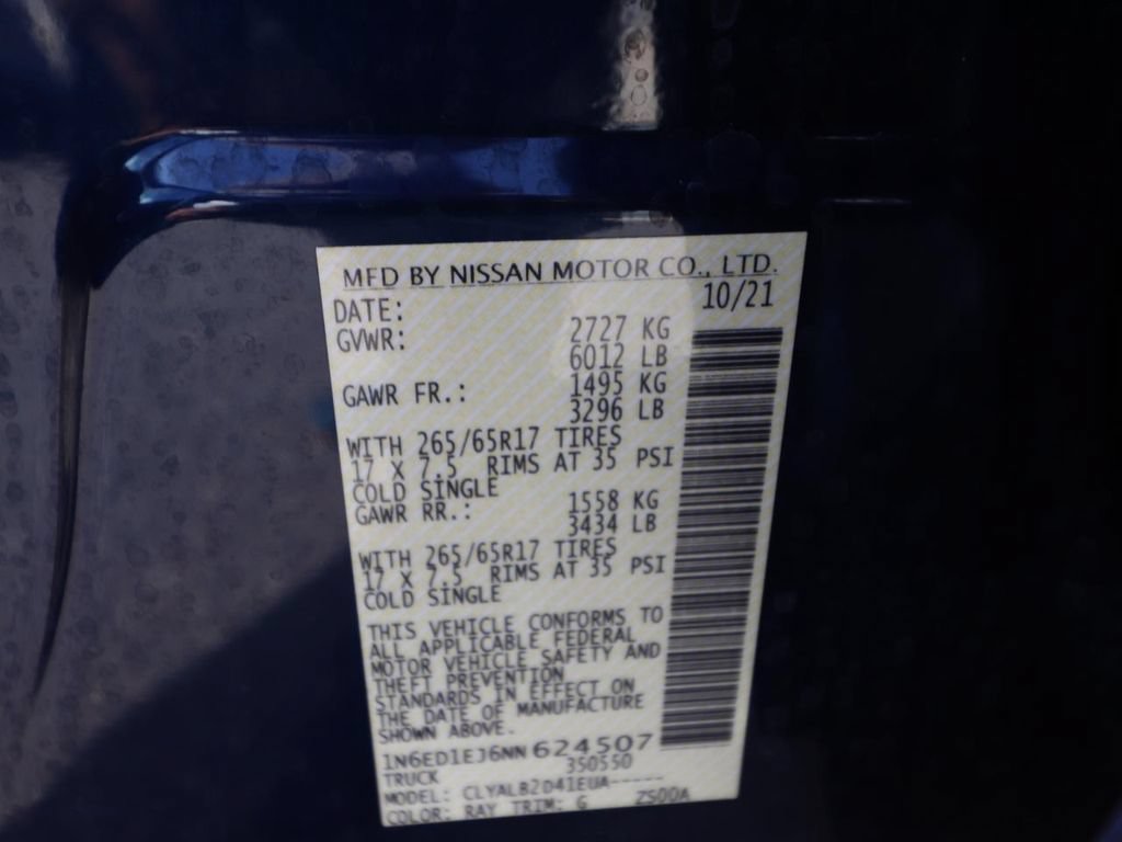 Used 2022 Nissan Frontier SV RWD image 23